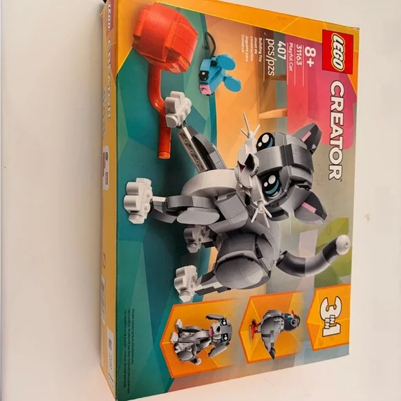 LEGO Creator Gray and White Cat Set - Picture 1 of 2